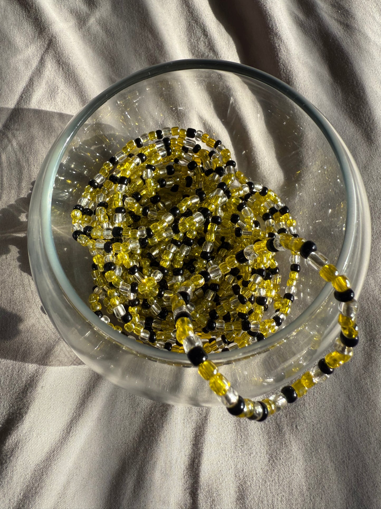 Cornfield Yellow Beaded Bracelet