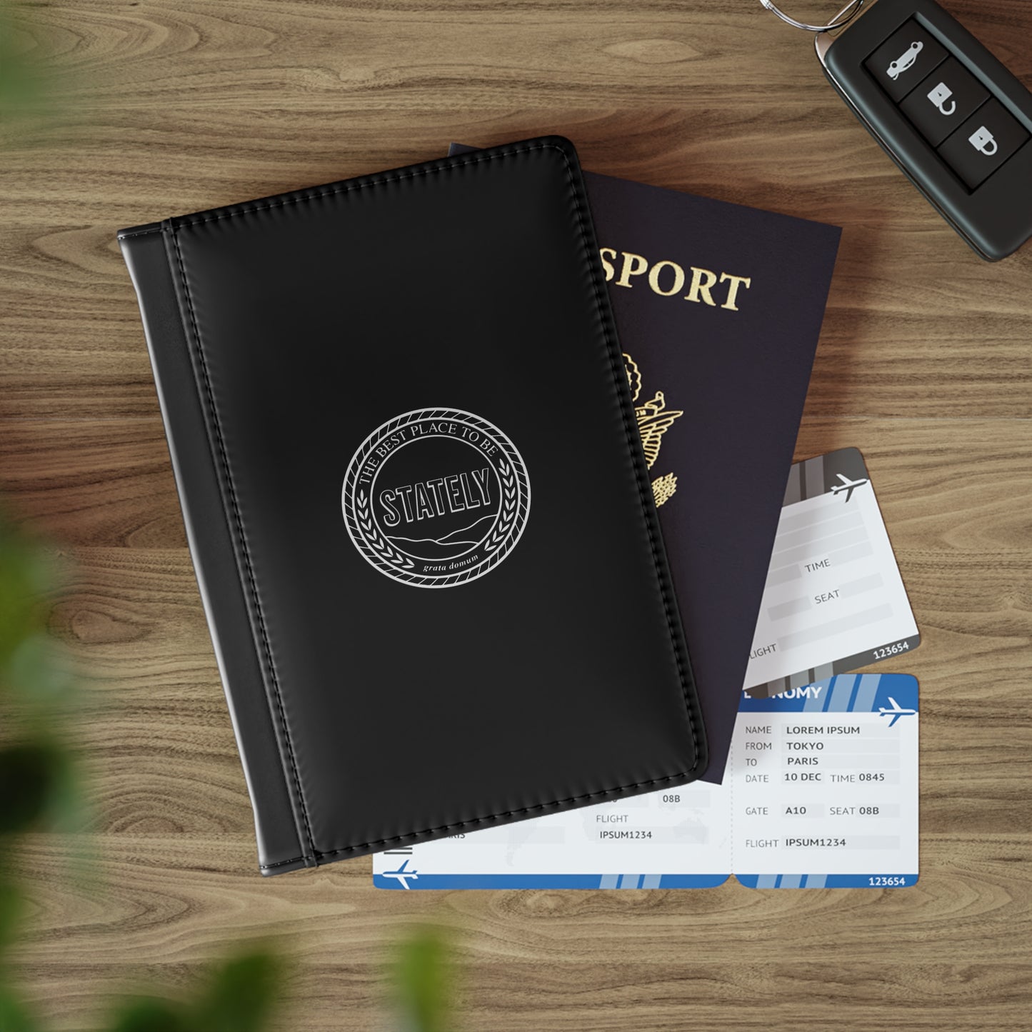 Stately Passport Cover