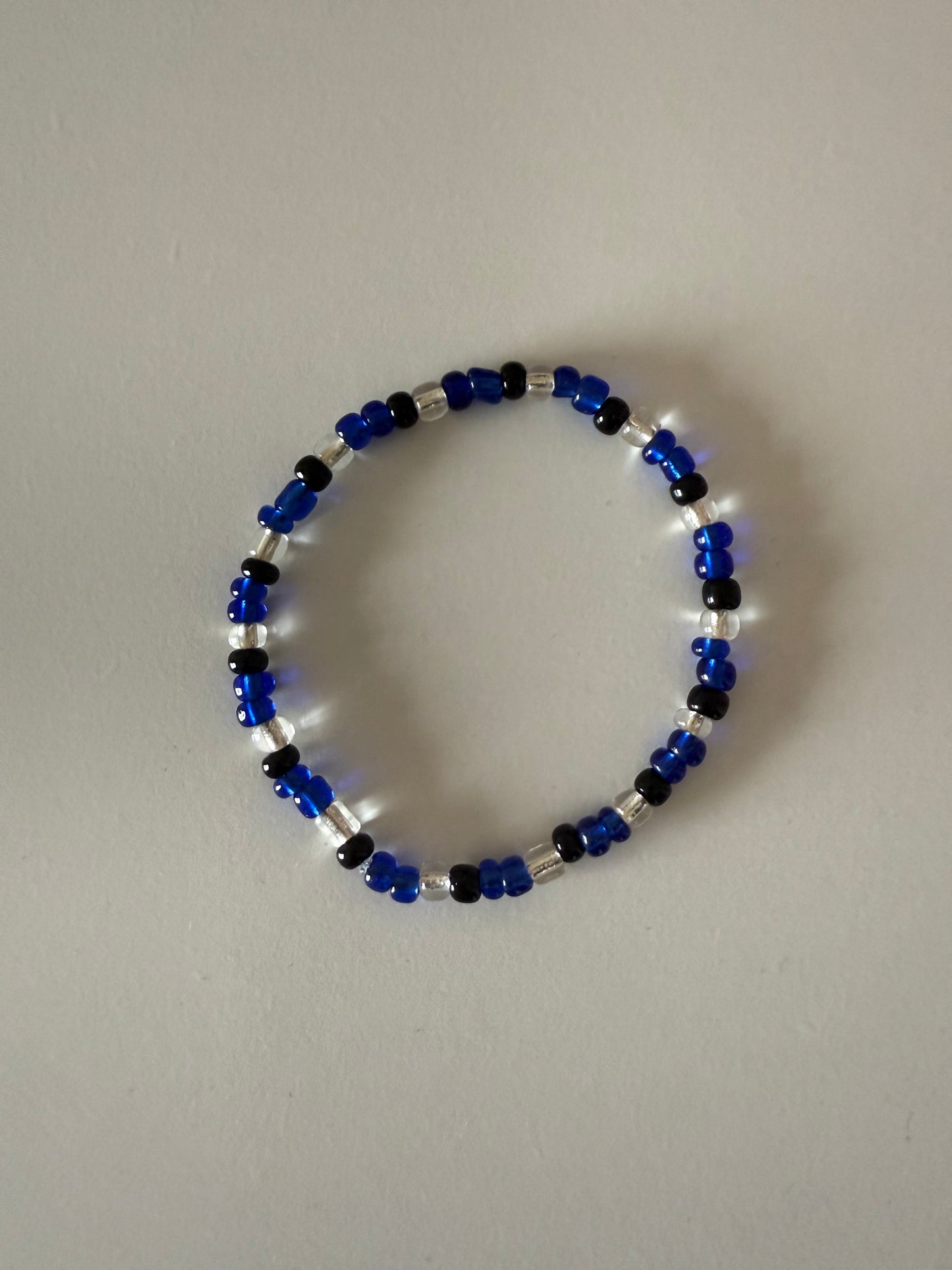 Blue Lake Beaded Bracelet