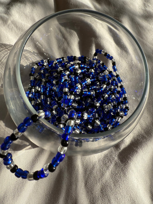Blue Lake Beaded Bracelet